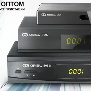 Цифровые эфирные DVB-T2 приставки ORIEL (оптом)