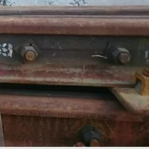 Крестовина Р65 проект 2769,  б/у стрелочного перевода на складе